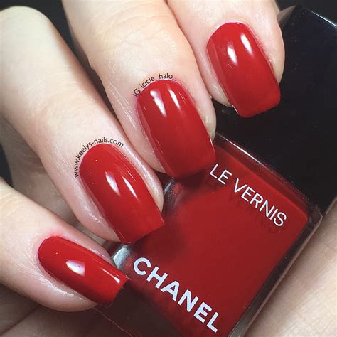 Chanel red nail polish